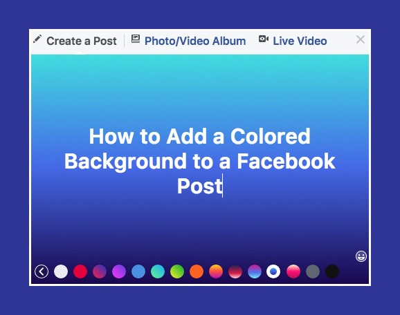 Post status with background color up facebook group - FPlus